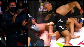 Knockout artists: Brutal finishes galore as stars grapple, slug & choke in bloody fight night for Nurmagomedov's Eagle FC (VIDEO)