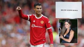 ‘Believe Kathryn Mayorga’: Feminist group targets Ronaldo with plane banner backing rape accuser during Man Utd return