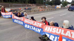 Climate activists block M25 London orbital for SECOND TIME in three days