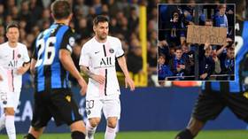 Rival fans beg Lionel Messi for mercy – and PSG oblige as all-star line-up falls flat on Argentine star’s Champions League debut