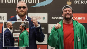 ‘If I break his nose, I want $5k’: North America’s top arm wrestler in war of words with Game of Thrones giant Thor ahead of fight