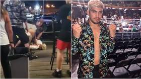 ‘This dude is down bad’: Footage emerges showing MMA fighter Dillon Danis ‘being submitted before arrest’ (VIDEO)