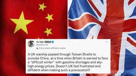 Shouldn’t Britain focus on its ‘difficult winter’? Chinese state media trolls UK as HMS Richmond transits Taiwan Strait