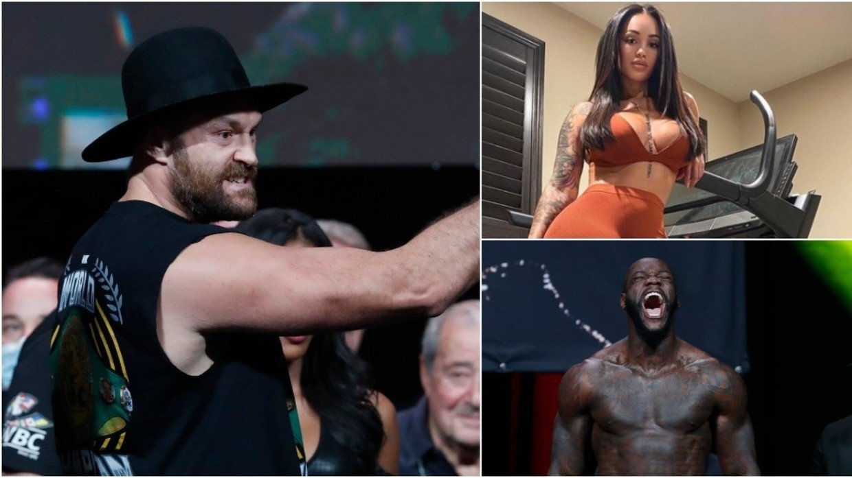 Tyson Fury continued his verbal assault on Deontay Wilder before their trilogy fight. © Reuters / Instagram @telliswift