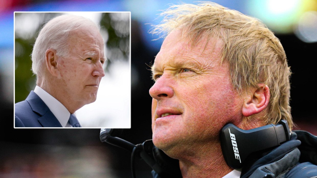 NFL Coach Jon Gruden Calls Biden an Expletive in Emails