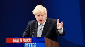 UK’s Johnson says Britain embarking on new economic direction as nation hit by rising fuel prices and labour shortages