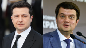 Ukrainian president rallies party to oust speaker of Parliament: Zelensky continues to silence dissent & tighten grip on power