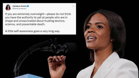 ‘A little self-awareness goes a long way’: Candace Owens says fat people shouldn’t criticize the unvaccinated