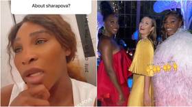 ‘What about her?’ Serena Williams discusses photos with ‘fun’ Sharapova which stunned tennis fans (VIDEO)