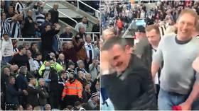 ‘Hero’: Newcastle fan who gave stricken fellow supporter CPR is hailed after dramatic scenes which halted Tottenham match (VIDEO)