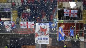 ‘The Moscow 25’: Hardy band of Leicester fans make use of no-quarantine rule, head to Russia for seven-goal Spartak thriller