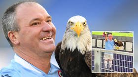 Falconer axed over fascist support at football match blames his ‘right-wing culture’, proudly praises dictators Mussolini & Franco