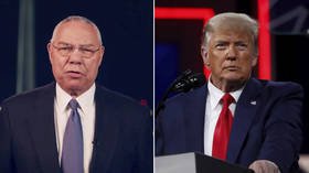 Why is Colin Powell venerated by liberals despite the fact he’s a war criminal? Because he was rude about Trump, of course