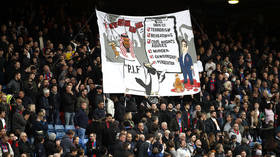 ‘Murder, beheadings, persecution’: Crystal Palace fans investigated by police over banner protesting Newcastle’s Saudi owners