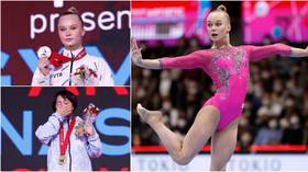 ‘Took gold from her’: Gymnastics judging row erupts as Russian star Melnikova loses title after Japanese rival’s score upgraded