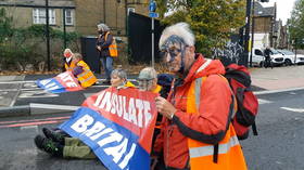 Insulate Britain activists block roads again, undaunted by injunctions, arrests, and furious drivers (VIDEOS)