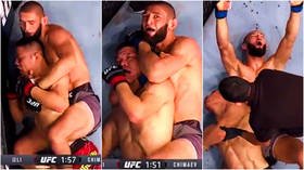 ‘I will kill everybody’: Screaming Chimaev needs less than 2 minutes to choke Li unconscious in 1st UFC fight in 13 months (VIDEO)