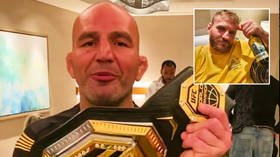 ‘I’m breaking the rules’: Teixeira speaks of bloodlust as he becomes 2nd-oldest UFC champ... while foe rues ‘Polish power’ failure
