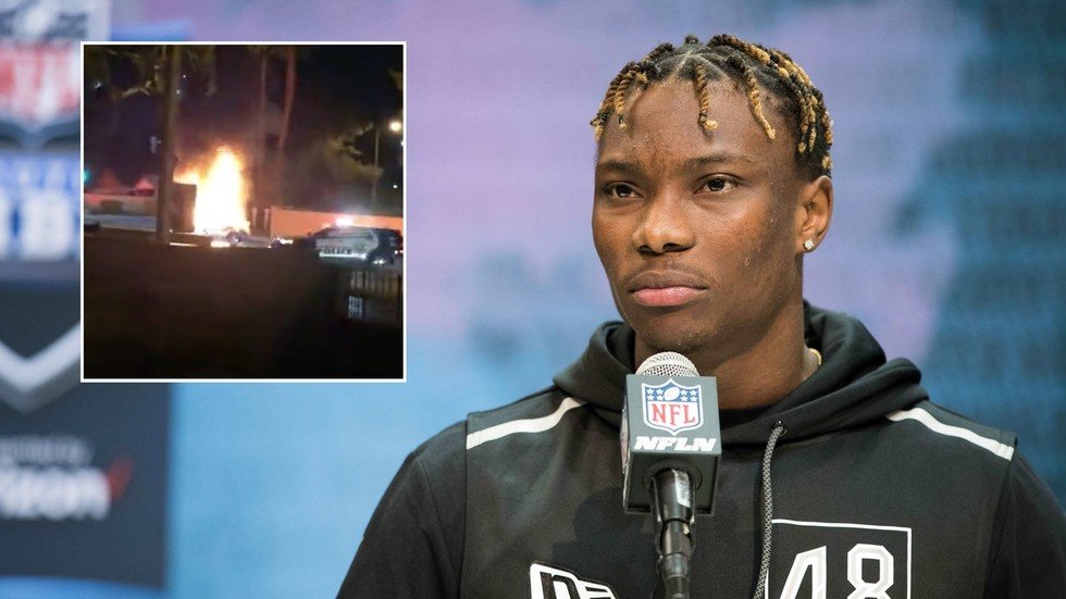 Footage shows inferno of fatal car crash with ‘fastest man in NFL’ Henry Ruggs ‘facing 20 YEARS