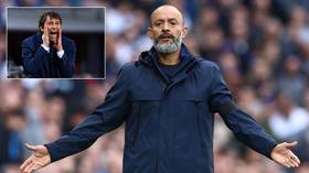 Spur of the moment: Tottenham sack Nuno after just four months in charge with ex-Chelsea boss Conte tipped as possible replacement