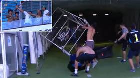 Absolute VAR-nage: Brazilian fans trash video referee system, scrap in stands in wild scenes (VIDEO)