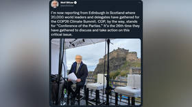 People ask why CNN journalist is in Edinburgh for COP26… while the summit is in Glasgow