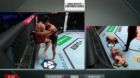 ‘Just when you think you’ve seen it all’: UFC bout sees rare ‘DOUBLE GROIN SHOT’ before fighter lands spectacular KO (VIDEO)