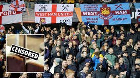Severance pay: Gruesome social media footage reveals West Ham supporter lost a FINGER during frenzied goal celebrations