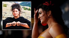 ‘Do not comply’: Actress and ex-MMA star Gina Carano’s latest anti-vax polemic divides fans after she echoes Joe Biden criticism