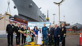 New US Navy ship named after gay rights icon & christened by transgender veteran receives mixed reception