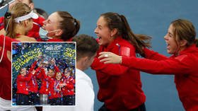 ‘It should not have been allowed’: Russia accused of cheating as ‘amazing’ female tennis stars hail ‘unbelievable’ cup win (VIDEO)