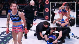 ‘Finish of the year’: Bellator champ Pettis starches rival with sensational backfist KO (VIDEO)