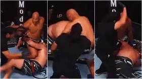 'He needs to stop touching guys': UFC ref Herb Dean hammered after stoppage 32 seconds into fight (VIDEO)