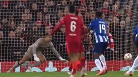 ‘Watching on repeat forever’: Fans claim incredible ‘hovergoal’ from Liverpool ace Thiago ‘defies gravity’ (VIDEO)