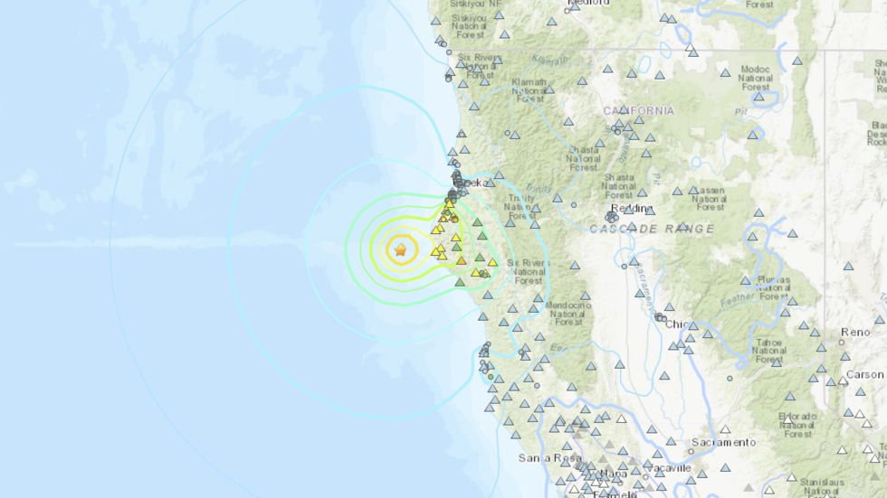 6.2 Quake Strikes Off Coast Of California — RT USA News