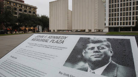 John F. Kennedy Memorial Plaza in Dallas, Texas