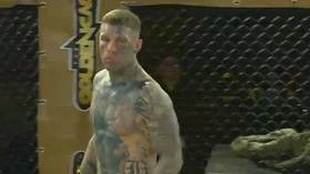 Tattooed Italian MMA wildman shuns glove-touch to KO rival in 7 seconds (VIDEO)