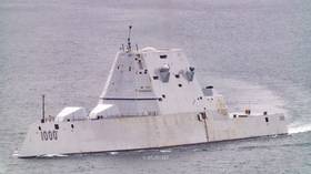 Rust covers US Navy’s new stealthy super destroyer (PHOTO, VIDEO)
