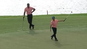 Golf fans gobsmacked by Tiger Woods’ prodigy son (VIDEO)