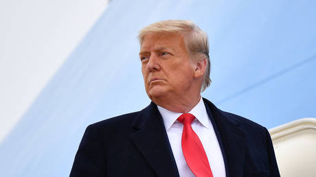 FILE PHOTO: Former US President Donald Trump has criticized Big Tech platforms for censorship. January 12, 2021. © AFP / Mandel Ngan