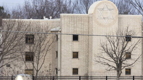 The Congregation Beth Israel synagogue  in Colleyville, Texas, January 16, 2022  © AP/Brandon Wade