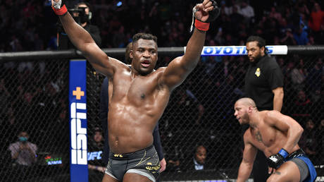 UFC heavyweight champion Francis Ngannou is in a standoff with the promotion. © Zuffa LLC