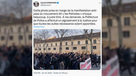 ‘Nazi salutes’ at Covid protest investigated