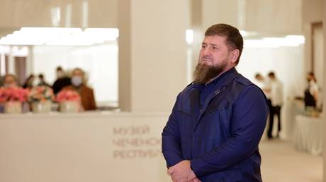 The head of the Chechen Republic Ramzan Kadyrov at the opening of the renovated Museum of the Chechen Republic in Grozny after reconstruction and rebranding. © Sputnik / Magomed Chabaev