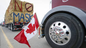 Truckers’ border blockade declared ‘not peaceful’