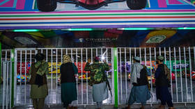 Taliban bans fatigues & weapons from amusement park