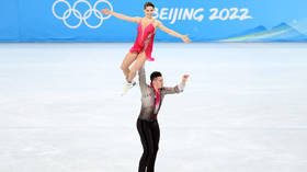 Russian skaters settle for second after opening battle in Beijing