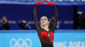 Teen sensation Valieva leads Russian team to second Beijing gold