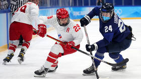 Another Olympic hockey team plays in medical masks against Russian rivals (PHOTOS)