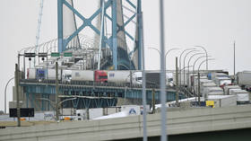 US responds to trucker blockade of border with Canada